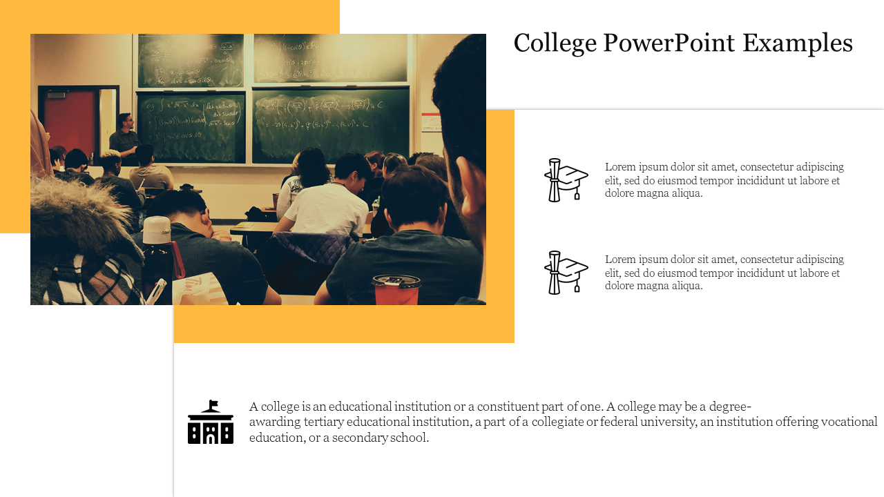 College PowerPoint Presentation Examples